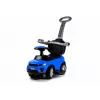 LEAN CARS 614W Kinder-Rutschauto mit Schiebegriff und Elternlenkstange - Blau
