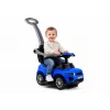 LEAN CARS 614W Kinder-Rutschauto mit Schiebegriff und Elternlenkstange - Blau