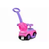 LEAN CARS 614W Toddlers Ride On Push Along with Parent Handle - Pink