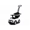 LEAN CARS 614W Toddlers Ride On Push Along with Parent Handle - Weiß