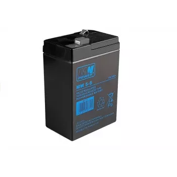 LEAN CARS AGM Gel Batterie 6V 5Ah für Auto
