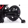 LEAN CARS Aprilia A007 Elektrisches Kinder-Motorrad Schwarz