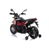 LEAN CARS Aprilia A007 Elektrisches Kinder-Motorrad Schwarz & Rot
