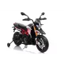 LEAN CARS Aprilia A007 Elektrisches Kinder-Motorrad Schwarz & Rot