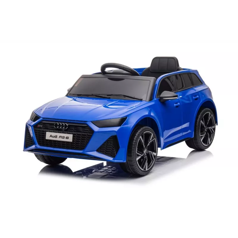 LEAN CARS Audi RS6 BRD-2118 batteriebetriebenes Fahrzeug Blau