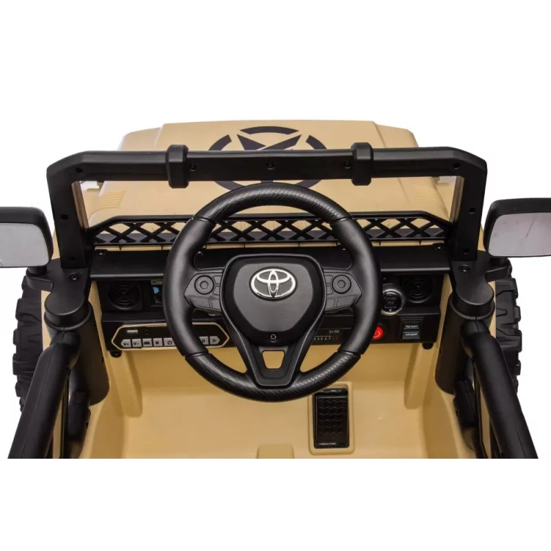 LEAN CARS Batterieauto Toyota FJ Khaki 4x4 15765 Lean Toys