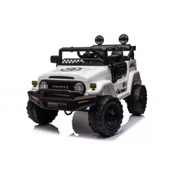 LEAN CARS Batterieauto Toyota FJ Weiß 4x4