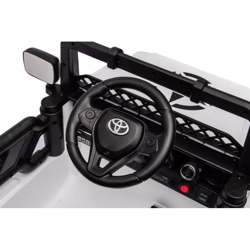 LEAN CARS Batterieauto Toyota FJ Weiß 4x4