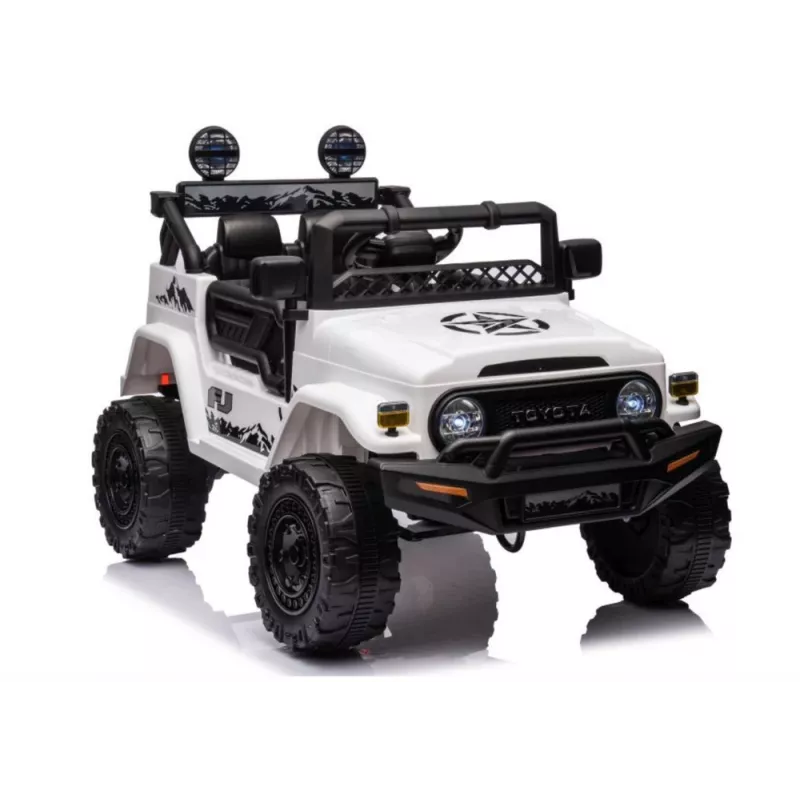 LEAN CARS Batterieauto Toyota FJ Weiß 4x4