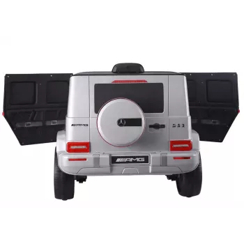 LEAN CARS Batteriebetriebenes Auto Mercedes G63 S306-1 Silber