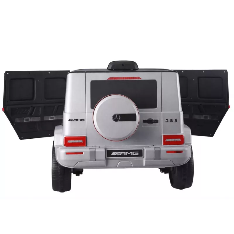 LEAN CARS Batteriebetriebenes Auto Mercedes G63 S306-1 Silber