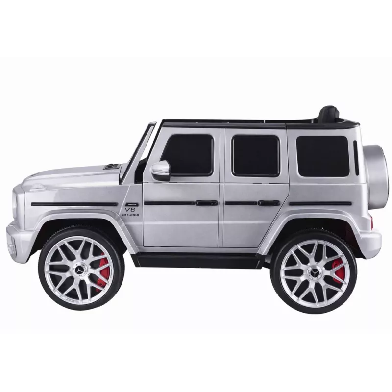 LEAN CARS Batteriebetriebenes Auto Mercedes G63 S306-1 Silber