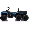 LEAN CARS Batteriebetriebenes Quad ATV 6 Räder mit Anhänger JC606 24V 4x4 Blau