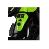 LEAN CARS Batteriebetriebener Traktor mit Heckkoffer, Bagger, Grün 3404