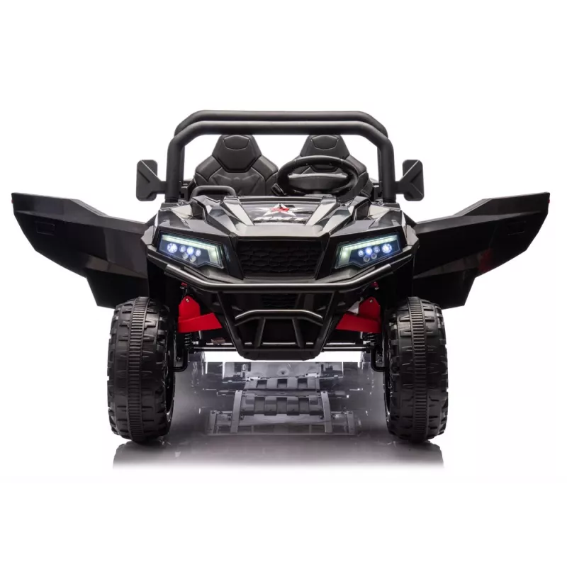 LEAN CARS Battery Operated Vehicle 6 Wheels XB-1038A 4x4 24V Black