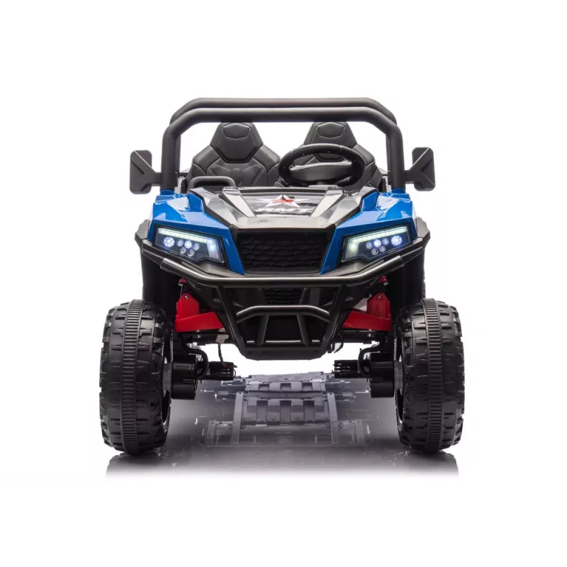 LEAN CARS Battery Operated Vehicle 6 Wheels XB-1038A 4x4 24V Blue