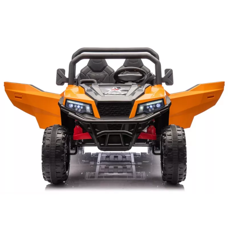 LEAN CARS Batteriebetriebenes Fahrzeug 6 Räder XB-1038A 4x4 24V Orange