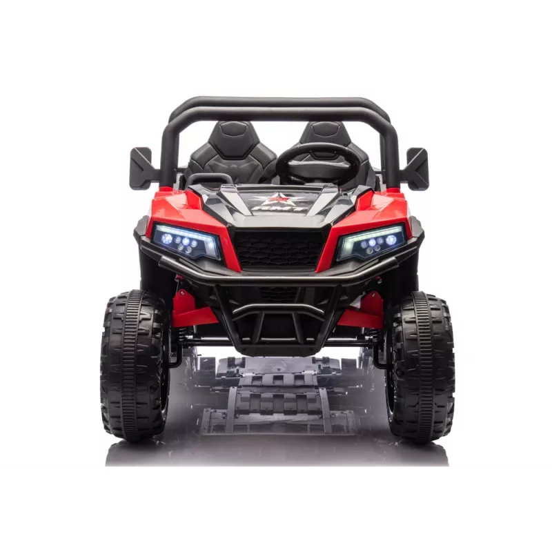 LEAN CARS Batteriebetriebenes Fahrzeug 6 Räder XB-1038A 4x4 24V Rot