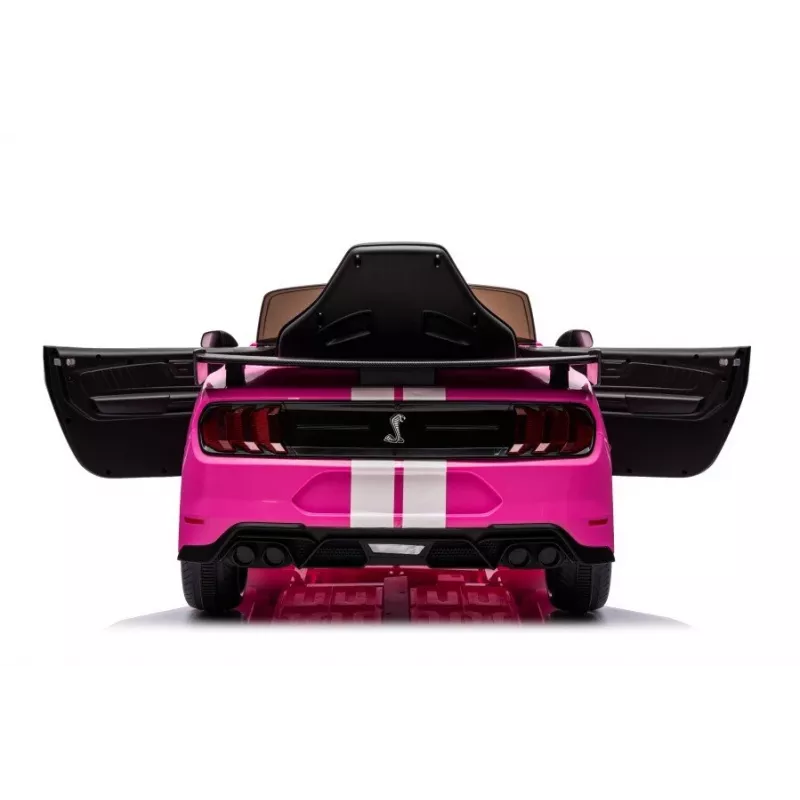 LEAN CARS Batteriebetriebenes Fahrzeug Ford Mustang GT500 Shelby Pink