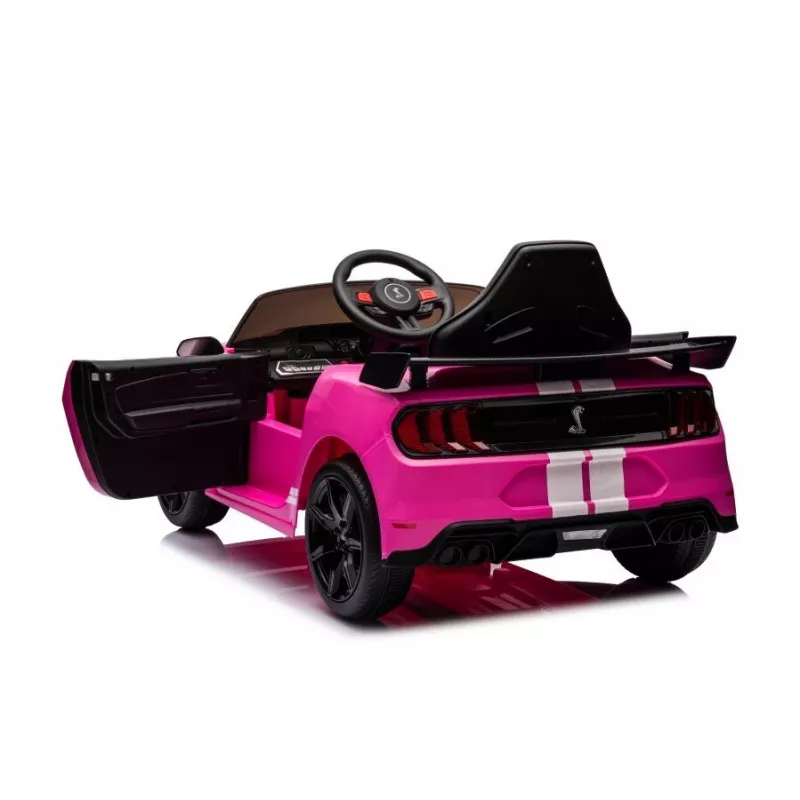 LEAN CARS Batteriebetriebenes Fahrzeug Ford Mustang GT500 Shelby Pink