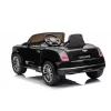 LEAN CARS Bentley Mulsanne Kinder-Elektroauto, 12V, Glanzschwarz, Fernbedienung, MP3, LED-Leuchten, EVA-Reifen, 3-6 Jahre, max. 30 kg