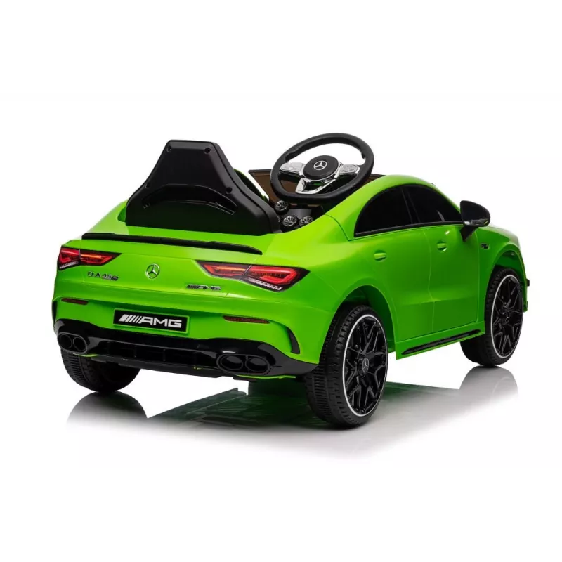 LEAN CARS Batteriebetriebenes Auto Mercedes CLA 45s AMG Grün 4x4