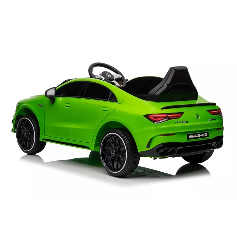 LEAN CARS Batteriebetriebenes Auto Mercedes CLA 45s AMG Grün 4x4