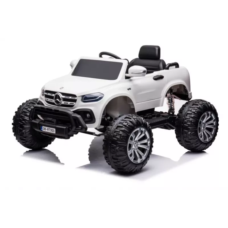 LEAN CARS Batteriebetriebenes Auto Mercedes DK-MT950 4x4 Weiß