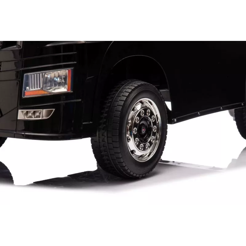LEAN CARS Batteriebetriebenes Kinderauto Scania 500R HL698 Schwarz 4x4