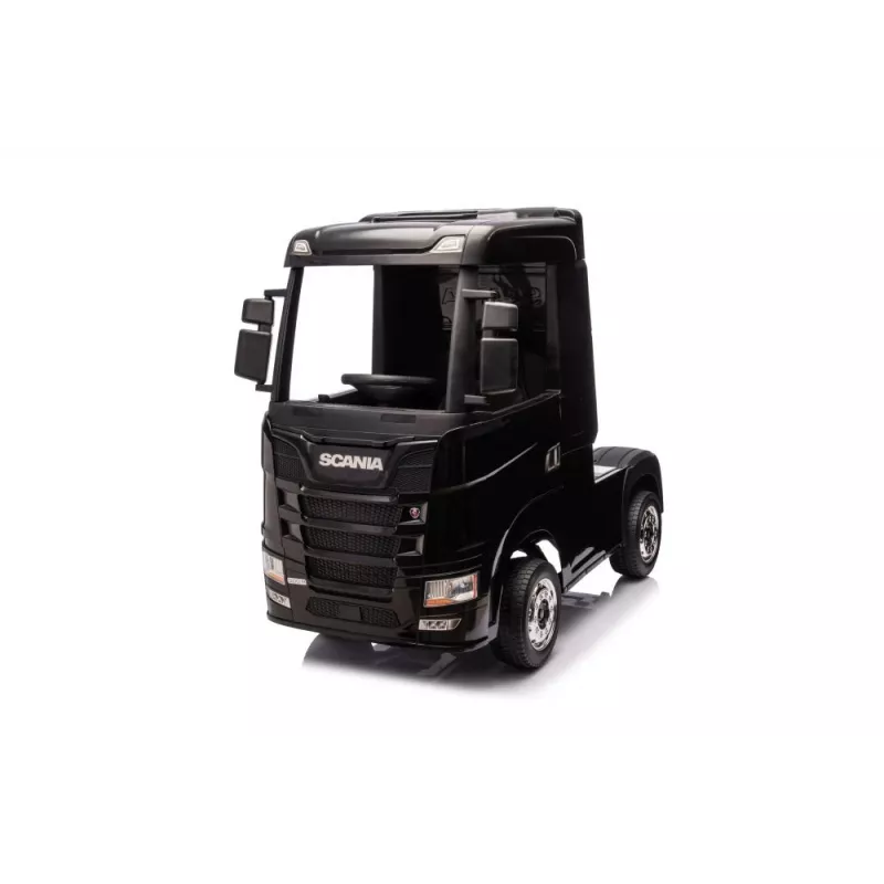 LEAN CARS Batteriebetriebenes Kinderauto Scania 500R HL698 Schwarz 4x4