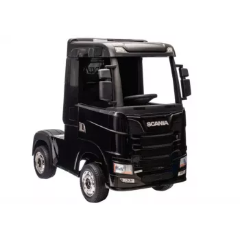 LEAN CARS Batteriebetriebenes Kinderauto Scania 500R HL698 Schwarz 4x4