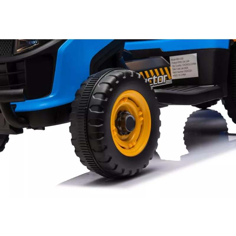 LEAN CARS Batteriebetriebener Traktor BBH-030 Blau