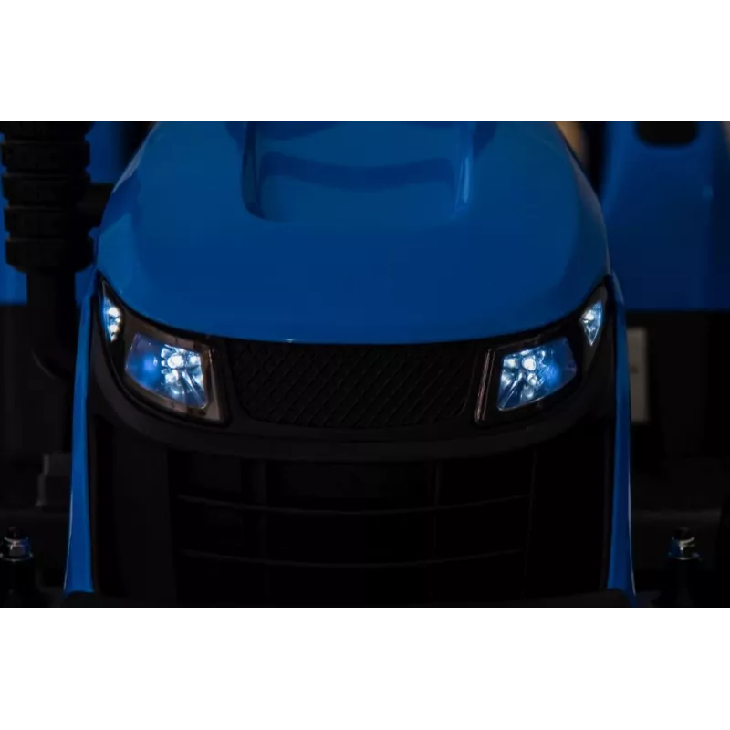 LEAN CARS Batteriebetriebener Traktor BBH-030 Blau