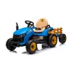 LEAN CARS Batteriebetriebener Traktor BBH-030 Blau