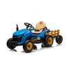 LEAN CARS Batteriebetriebener Traktor BBH-030 Blau