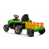 LEAN CARS Traktor mit Batterieantrieb BBH-030 Grün 12V Fahrtraktor mit elterlicher Fernbedienung