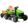 LEAN CARS Traktor mit Batterieantrieb BBH-030 Grün 12V Fahrtraktor mit elterlicher Fernbedienung