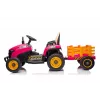 LEAN CARS Batteriebetriebener Traktor BBH-030 Pink