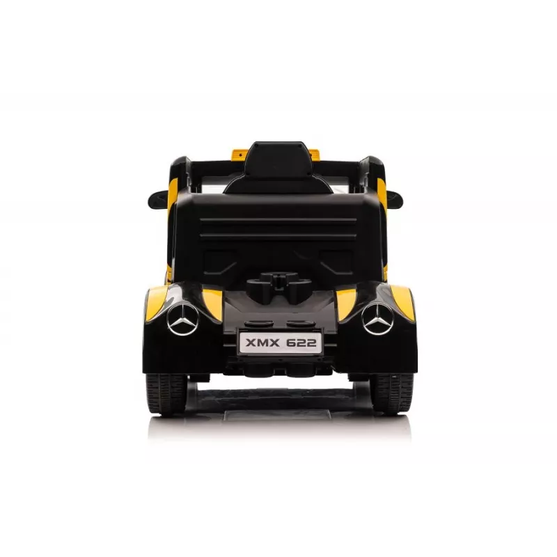 LEAN CARS Batteriebetriebener Truck Mercedes XMX622 Gelb LED-Leuchten