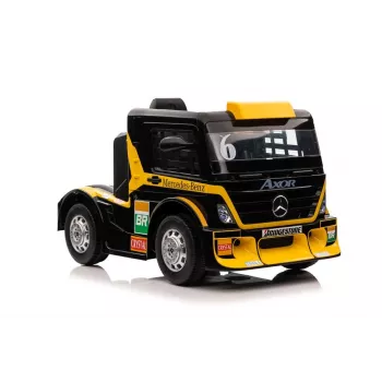 LEAN CARS Batteriebetriebener Truck Mercedes XMX622 Gelb LED-Leuchten