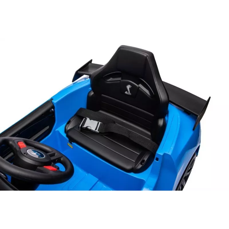 LEAN CARS Batteriebetriebenes Fahrzeug Ford Mustang GT500 Shelby Blau