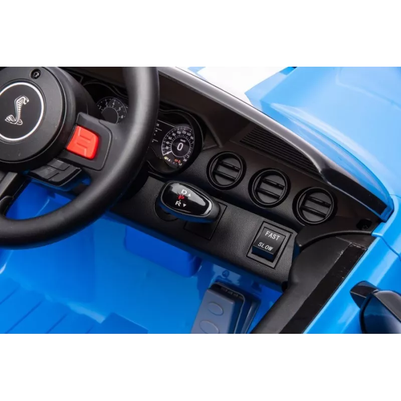 LEAN CARS Batteriebetriebenes Fahrzeug Ford Mustang GT500 Shelby Blau