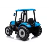 LEAN CARS Batterie-Traktor A011 24V Blau – Kinder-Elektroauto mit 2x200W Motoren, Fernbedienung, LED-Leuchten, Bluetooth