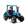LEAN CARS Batterie-Traktor A011 24V Blau – Kinder-Elektroauto mit 2x200W Motoren, Fernbedienung, LED-Leuchten, Bluetooth