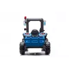 LEAN CARS Batterie-Traktor BLT-206 Blau 12V Fahrtraktor mit Anhänger und Fernbedienung