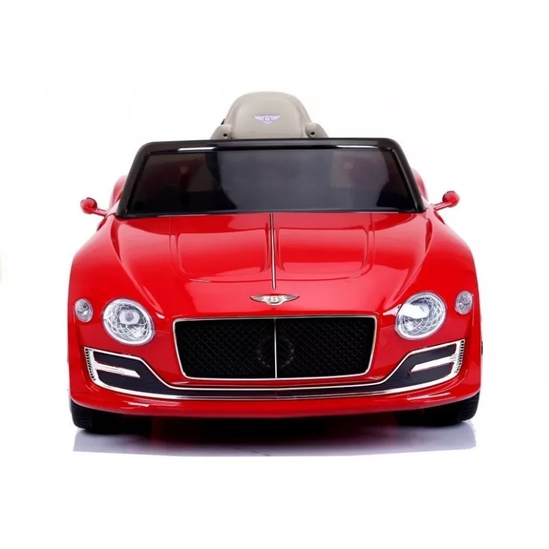 LEAN CARS Bentley Continental GT 12V Elektro-Kinderauto - Rot lackiert