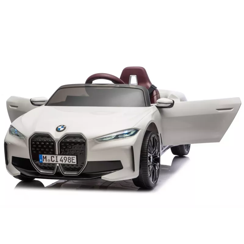 LEAN CARS BMW I4 4x4 JE1009 Batteriebetriebenes Auto Weiß