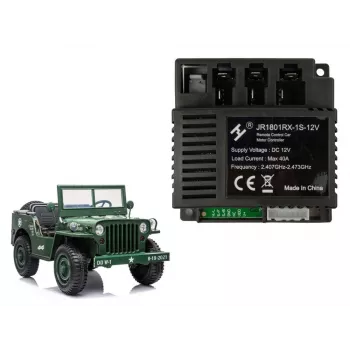 LEAN CARS Zentralmodul JR1801RX-1S-12V für JH101 – 12V 2,4 GHz Ride-On-Car-Empfänger-Steuerplatine