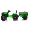 LEAN CARS CH9959B Batteriebetriebener Traktor mit Anhänger Hellgrün 24V
