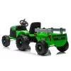 LEAN CARS CH9959B Batteriebetriebener Traktor mit Anhänger Hellgrün 24V